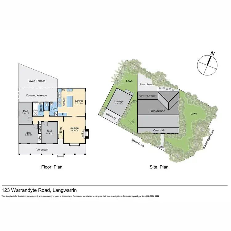 Floorplan of Homely house listing, 123 Warrandyte Road, Langwarrin VIC 3910