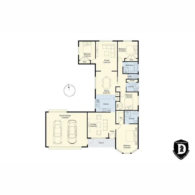 Floorplan of Homely house listing, 22 GWENTON Avenue, Cranbourne East VIC 3977