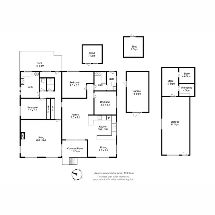 Floorplan of Homely house listing, 104-106 Glenora Road, New Norfolk TAS 7140