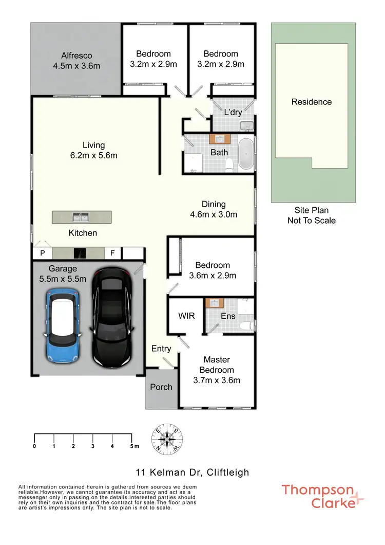 Floorplan of Homely house listing, 11 Kelman Drive, Cliftleigh NSW 2321