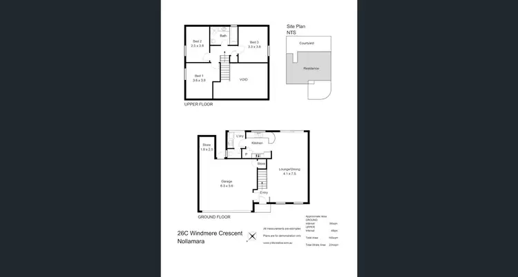 Floorplan of Homely house listing, 26C Windemere Crescent, Nollamara WA 6061