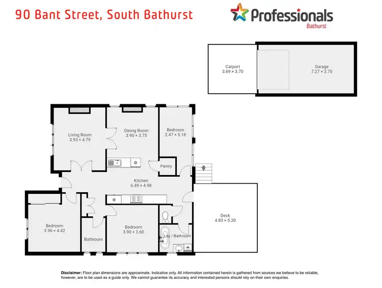 Floorplan of Homely house listing, 90 Bant Street, South Bathurst NSW 2795