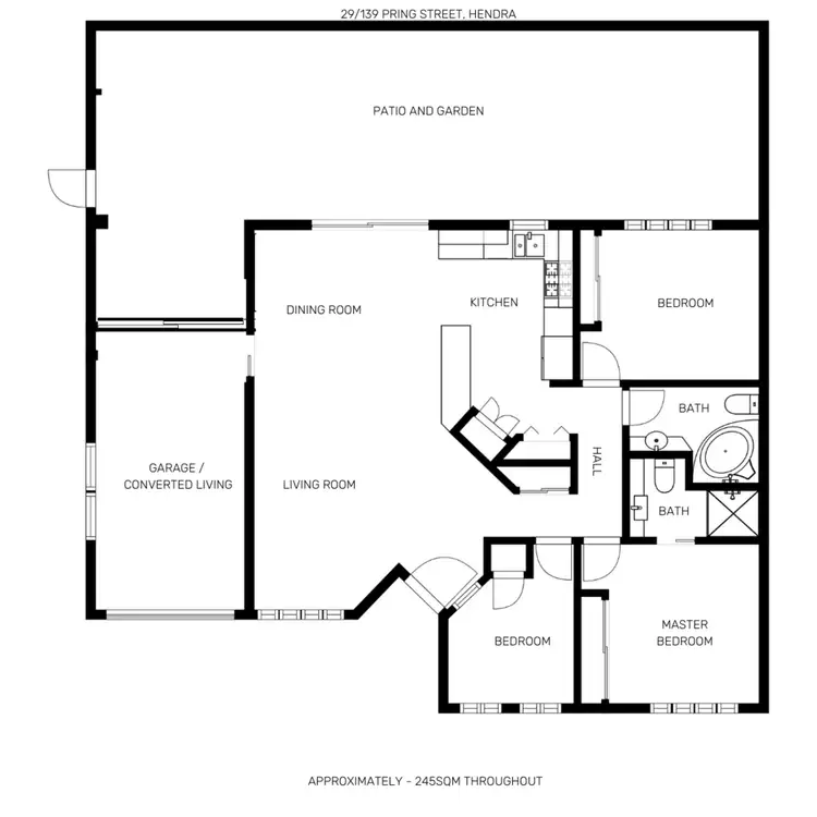 Floorplan of Homely villa listing, 29/139 Pring Street, Hendra QLD 4011