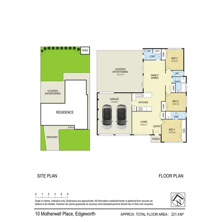 Floorplan of Homely house listing, 10 Motherwell Place, Edgeworth NSW 2285