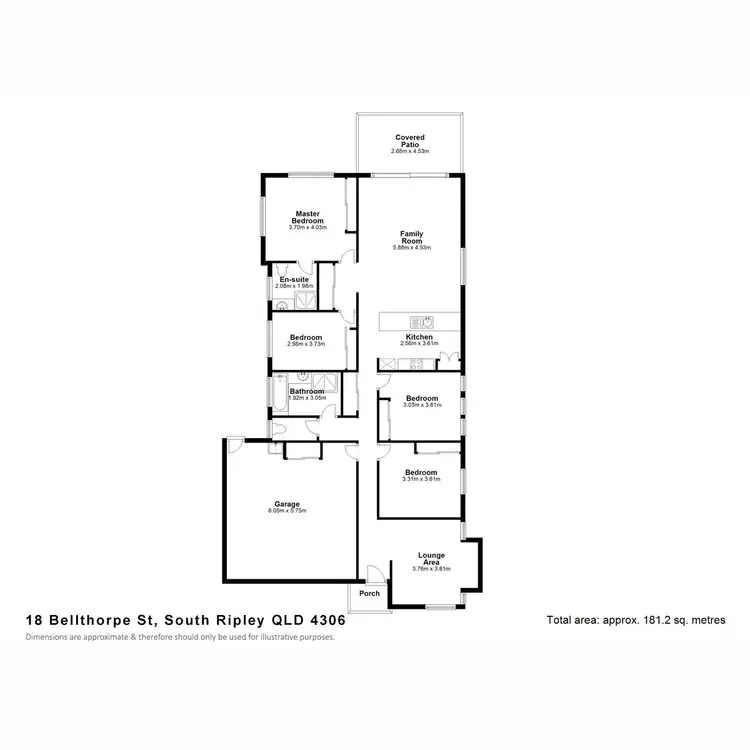 Floorplan of Homely house listing, 18 Bellthorpe Street, South Ripley QLD 4306