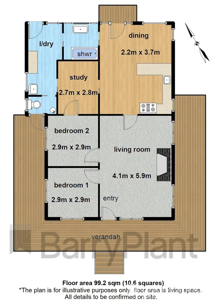 Floorplan of Homely house listing, 1 Dunstan Road, Avonsleigh VIC 3782