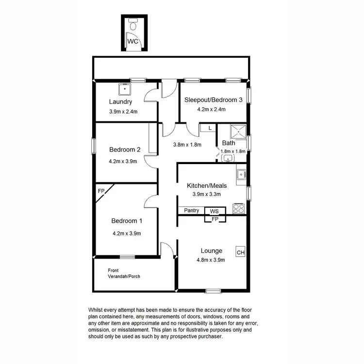 Floorplan of Homely house listing, 19 Arden Vale Road, Quorn SA 5433