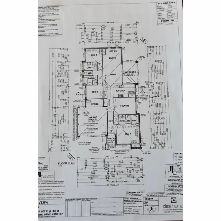 Floorplan of Homely house listing, 23/146 St Andrews Drive, Yanchep WA 6035