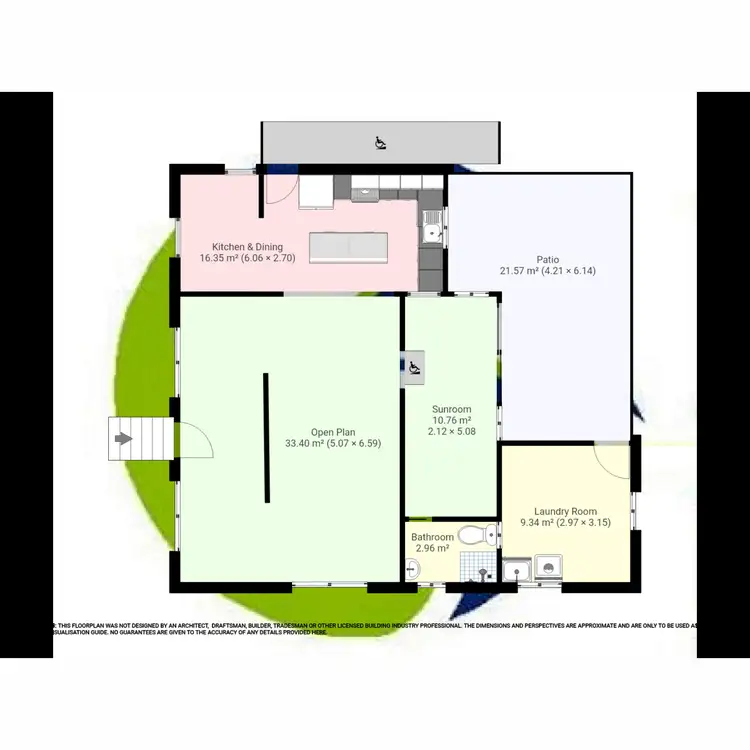 Floorplan of Homely studio listing, 61 James Street, Mount Morgan QLD 4714