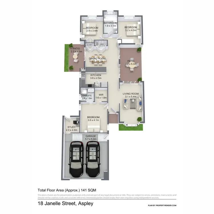 Floorplan of Homely house listing, 18 Janelle Street, Aspley QLD 4034