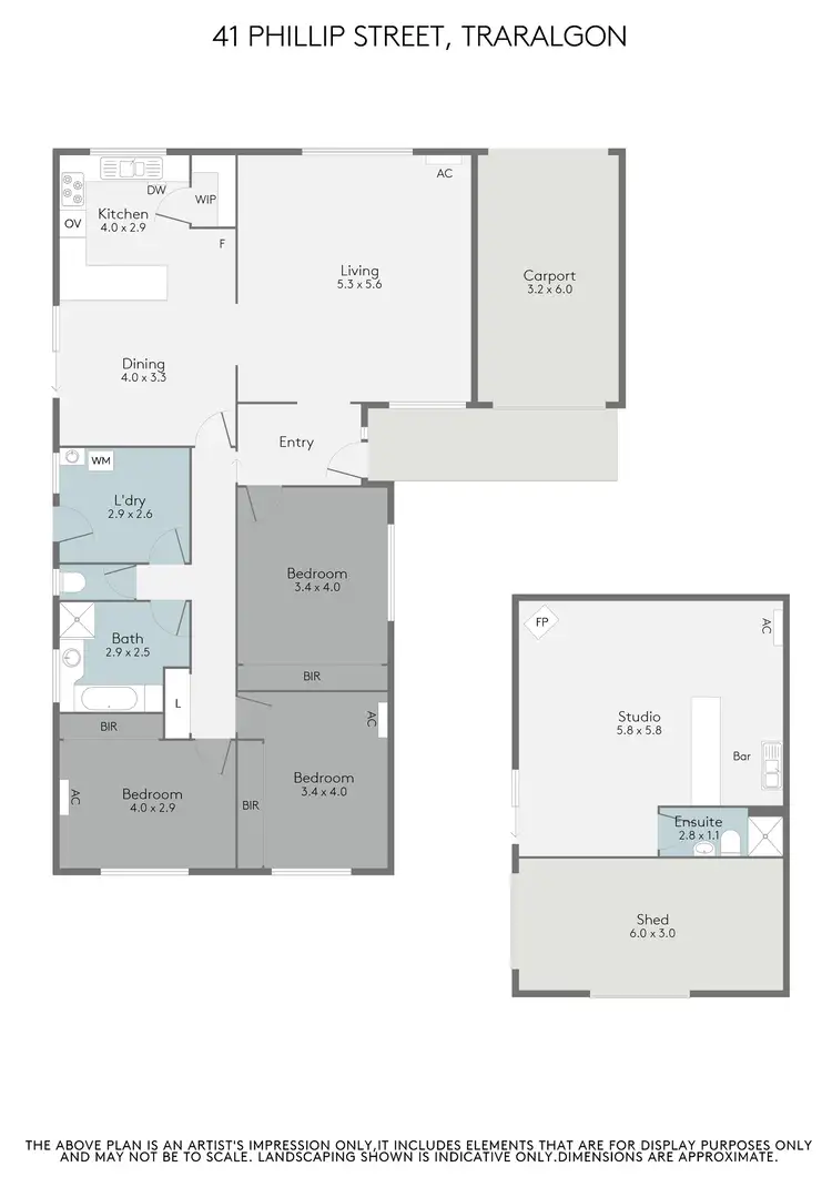 Floorplan of Homely house listing, 41 Phillip Street, Traralgon VIC 3844