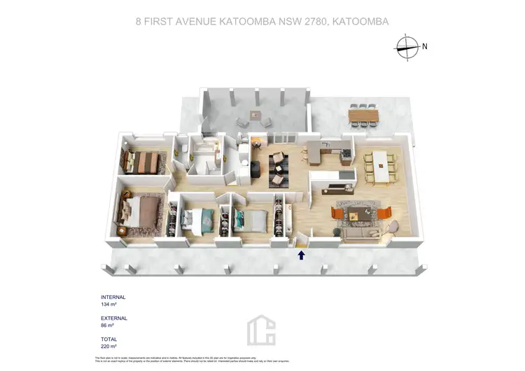 Floorplan of Homely house listing, 8 First Avenue, Katoomba NSW 2780