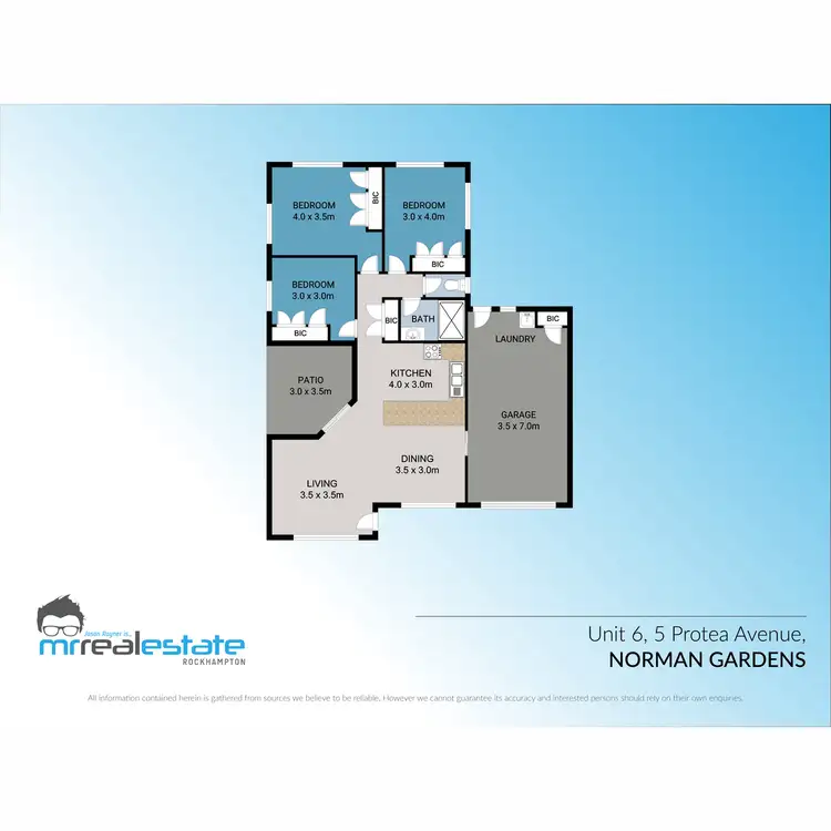 Floorplan of Homely unit listing, 6/5 Protea Avenue, Norman Gardens QLD 4701
