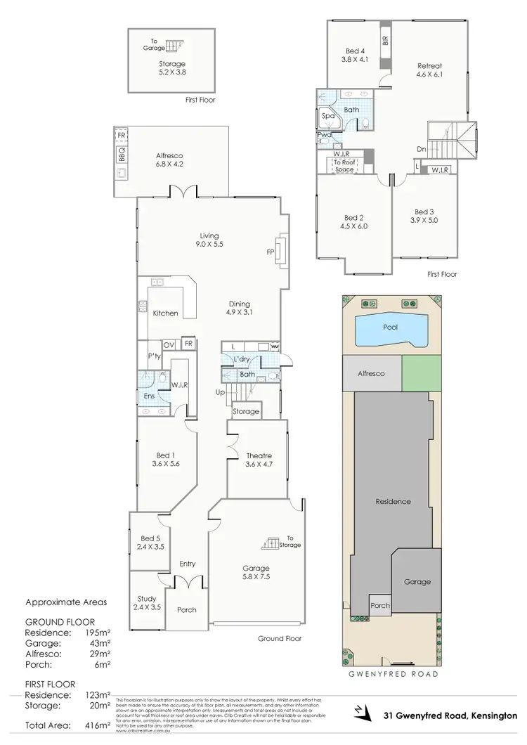 Floorplan of Homely house listing, 31 Gwenyfred Road, Kensington WA 6151