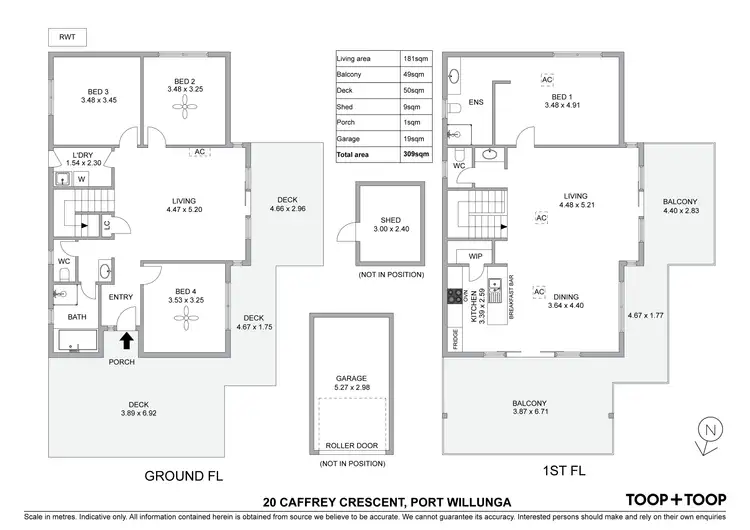 Floorplan of Homely house listing, 20 Caffrey Crescent, Port Willunga SA 5173