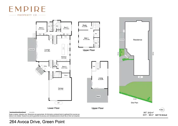 Floorplan of Homely house listing, 264 Avoca Drive, Green Point NSW 2251