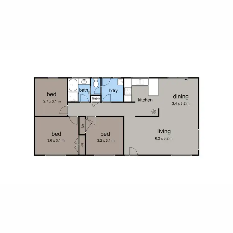 Floorplan of Homely house listing, 37 Russell Street, Tootgarook VIC 3941