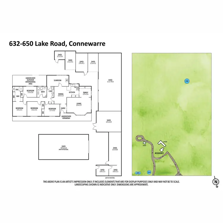Floorplan of Homely rural property listing, 632-650 Lake Road, Connewarre VIC 3227
