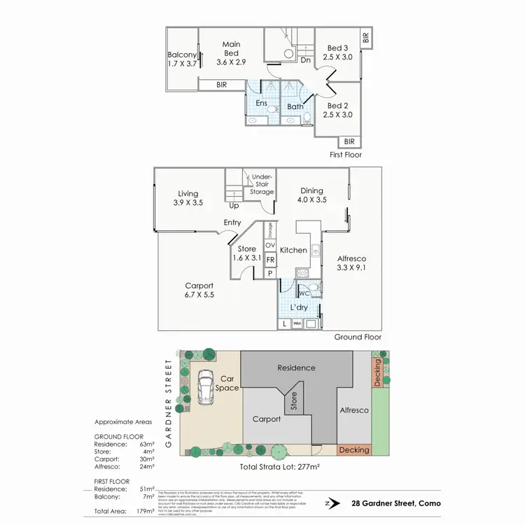 Floorplan of Homely house listing, 3/28 Gardner Street, Como WA 6152