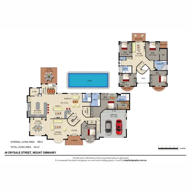 Floorplan of Homely house listing, 49 Drysdale Street, Mount Ommaney QLD 4074