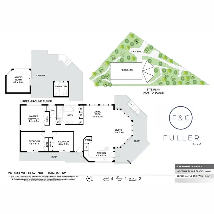 Floorplan of Homely house listing, 26 Rosewood Avenue, Bangalow NSW 2479