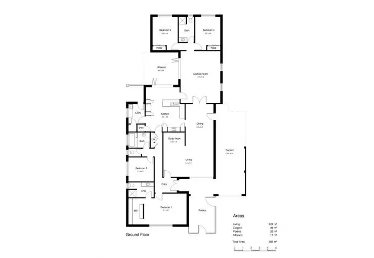 Floorplan of Homely house listing, 9 Kenny Drive, Duncraig WA 6023