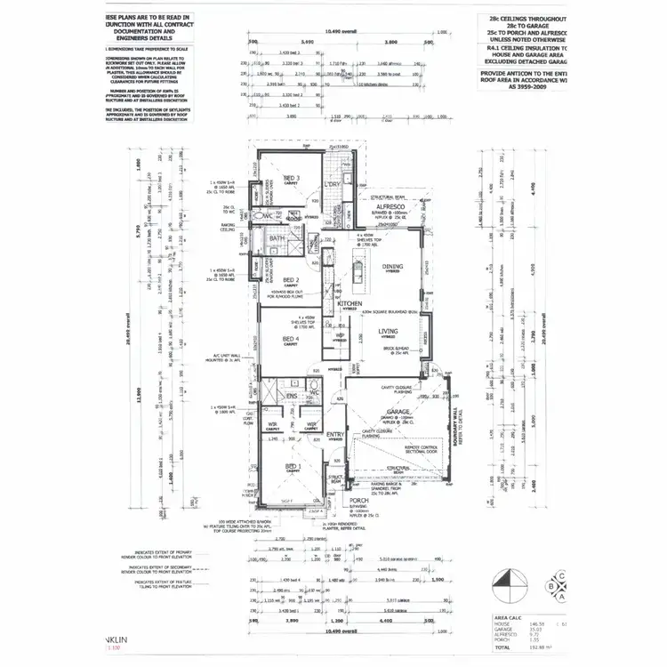 Floorplan of Homely house listing, 6 Cedarleaf Grange, Dayton WA 6055