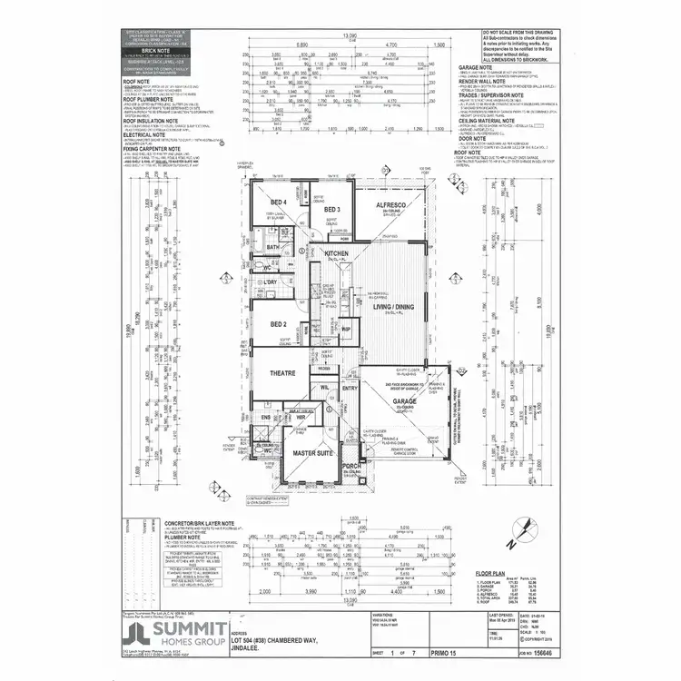 Floorplan of Homely house listing, 38 Chambered Way, Jindalee WA 6036