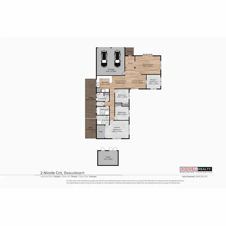 Floorplan of Homely house listing, 2 Nicole Circuit, Beaudesert QLD 4285