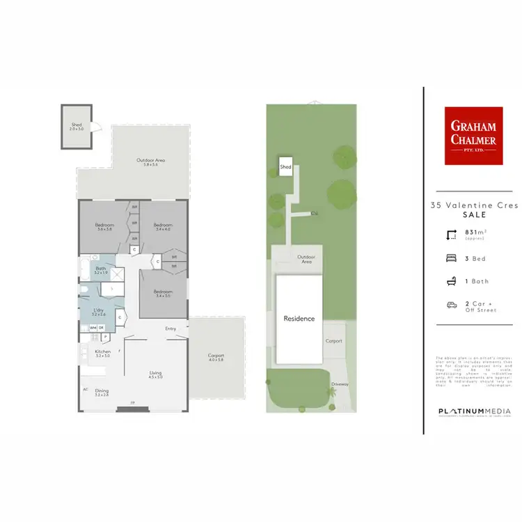 Floorplan of Homely house listing, 35 Valentine Crescent, Sale VIC 3850