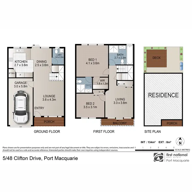 Floorplan of Homely townhouse listing, 5/48 Clifton Drive, Port Macquarie NSW 2444