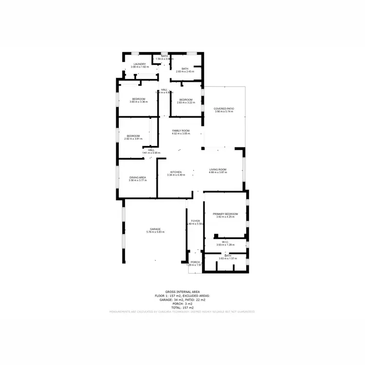 Floorplan of Homely house listing, 9 Dries Avenue, Gunnedah NSW 2380