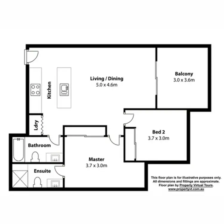 Floorplan of Homely apartment listing, 707/6 Exford Street, Brisbane City QLD 4000