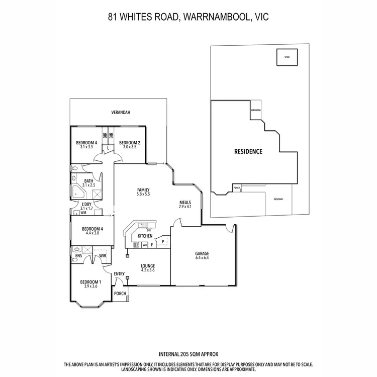 Floorplan of Homely house listing, 81 Whites Road, Warrnambool VIC 3280