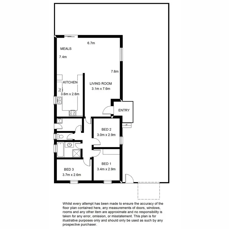 Floorplan of Homely house listing, 123 Tassie Street, Port Augusta SA 5700