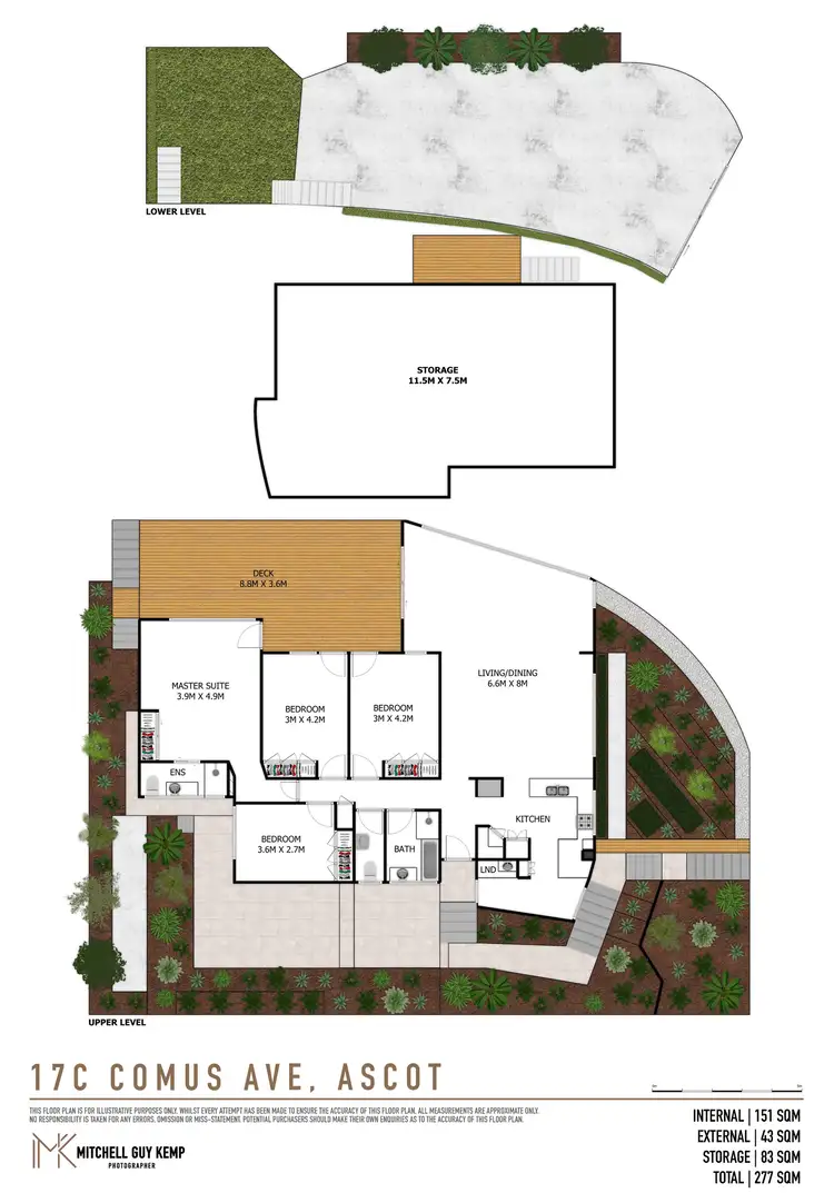 Floorplan of Homely house listing, 17c Comus Avenue, Ascot QLD 4007