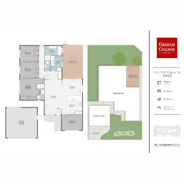 Floorplan of Homely house listing, 111 Elgin Street, Sale VIC 3850