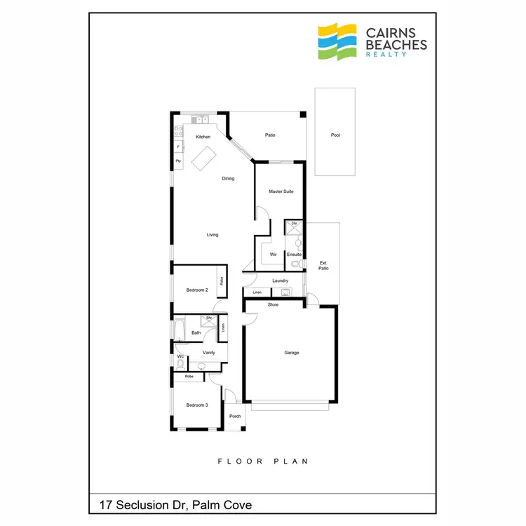 Floorplan of Homely house listing, 17 Seclusion Drive, Palm Cove QLD 4879