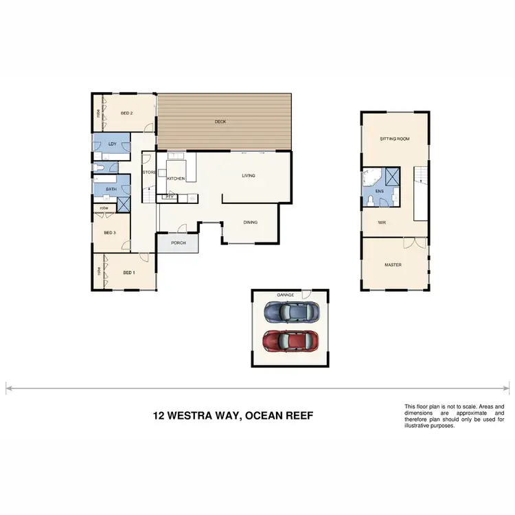 Floorplan of Homely house listing, 12 Westra Way, Ocean Reef WA 6027
