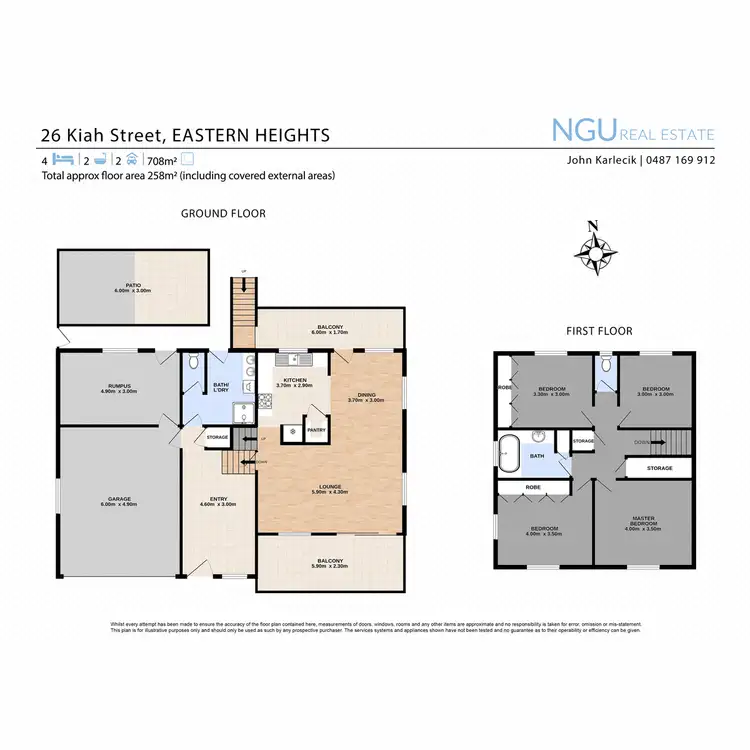 Floorplan of Homely house listing, 26 Kiah Street, Eastern Heights QLD 4305