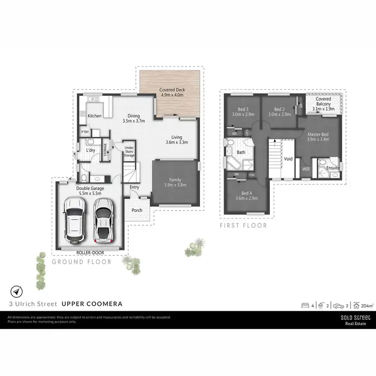 Floorplan of Homely house listing, 3 Ulrich Street, Upper Coomera QLD 4209