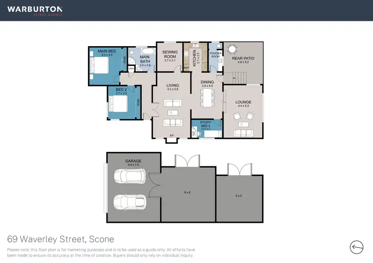 Floorplan of Homely house listing, 69 Waverley Street, Scone NSW 2337