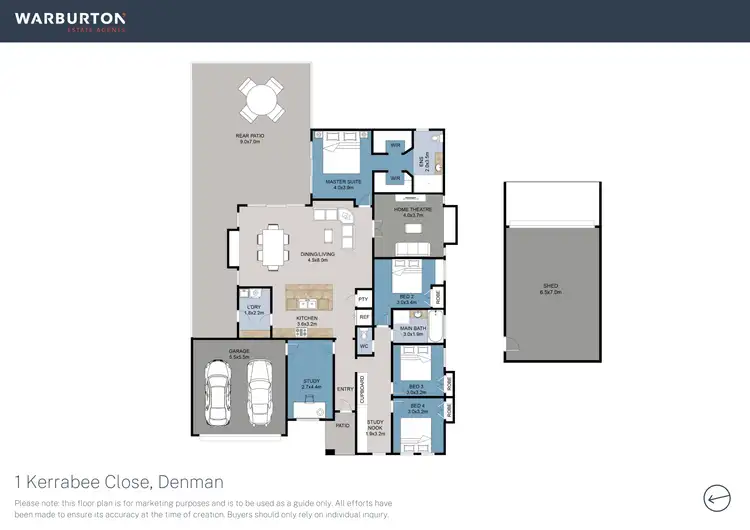 Floorplan of Homely house listing, 1 Kerrabee Close, Denman NSW 2328