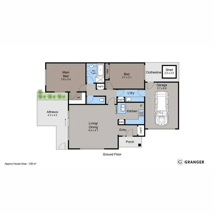 Floorplan of Homely unit listing, 1/239 Dunns Road, Mornington VIC 3931