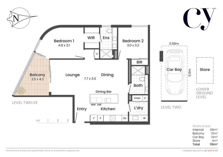 Floorplan of Homely apartment listing, 1207/63 Kishorn Road, Mount Pleasant WA 6153