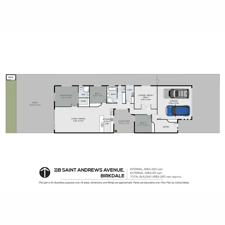 Floorplan of Homely house listing, 11B Saint Andrews Avenue, Birkdale QLD 4159