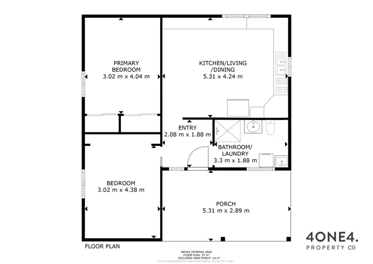 Floorplan of Homely house listing, 13 Samuel Street, Bridgewater TAS 7030