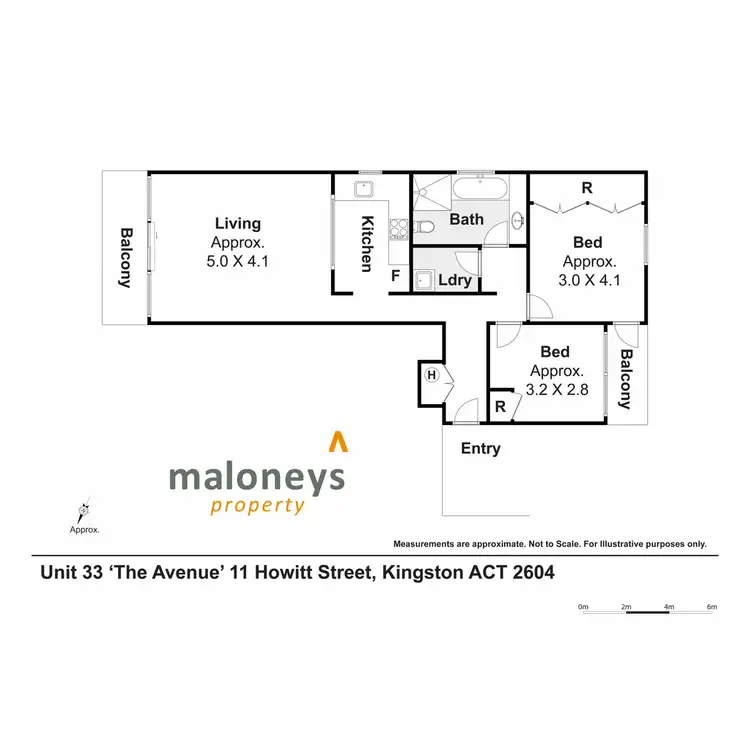 Floorplan of Homely apartment listing, 33/11 Howitt Street, Kingston ACT 2604