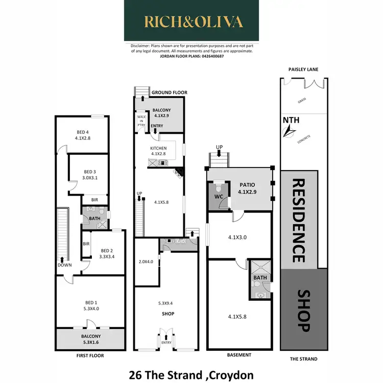 Floorplan of Homely house listing, 26 The Strand, Croydon NSW 2132
