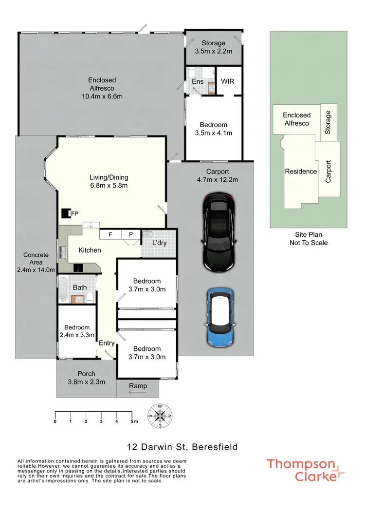 Floorplan of Homely house listing, 12 Darwin Street, Beresfield NSW 2322